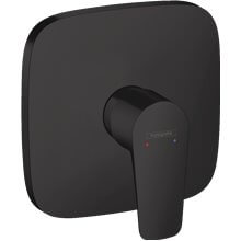 Grifo de ducha monomando empotrado negro mate Talis E Hansgrohe
