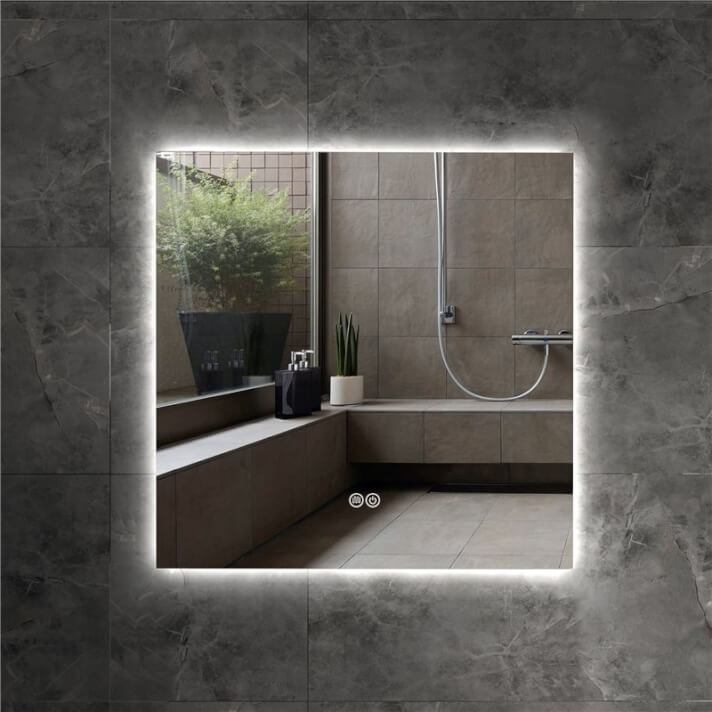 Espejo Led cuadrado 80x80cm Venus TCOEX