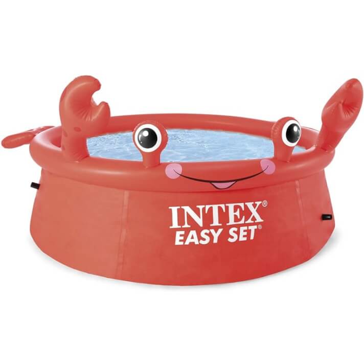 Piscina infantil hinchable con forma de cangrejo 183x51 Intex