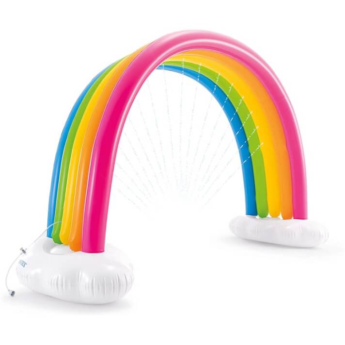 Rociador de agua con forma de arcoíris Intex