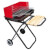 Barbacoa Grill Parrilla plegable 57x64x83 Outsunny