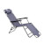 Silla tumbona reclinable y plegable gris Outsunny