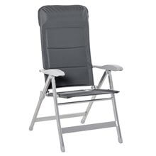 Silla plegable y reclinable para jardín gris Outsunny