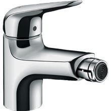 Grifo de bidé mezclador Novus con desagüe automático Hansgrohe
