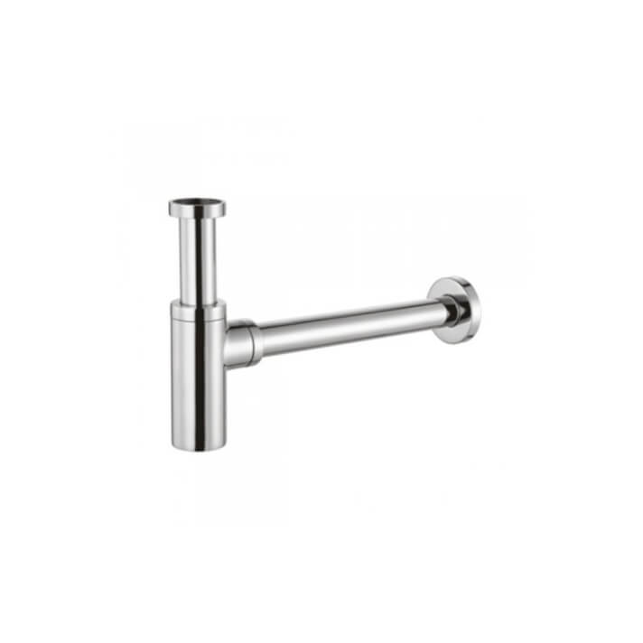 Sifon cil&iacute;ndrico para lavabo cromado Unisan
