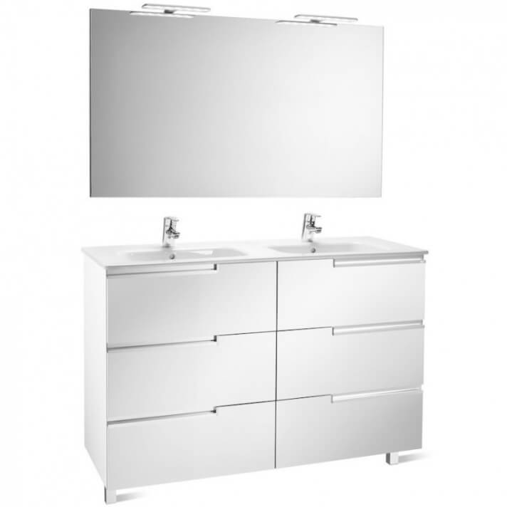 Mueble Pack Family blanco 120cm Victoria-N Roca