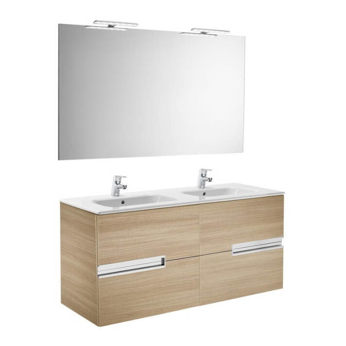Mueble Pack roble 120cm Victoria-N Roca