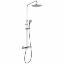 Conjunto de ducha termostática ECO Flat-Tres barra telescópica