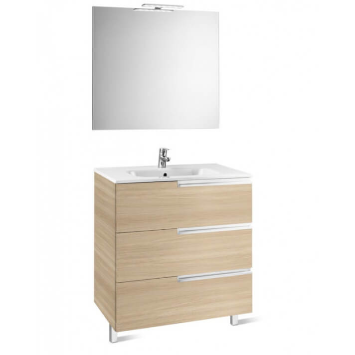 Mueble Pack Family roble 80cm Victoria-N Roca