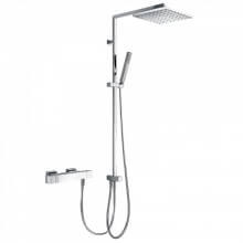 Conjunto de ducha ECO CUADRO Tres termostática easyClean