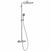 Conjunto de ducha termostática ECO Max-Tres barra telescópica
