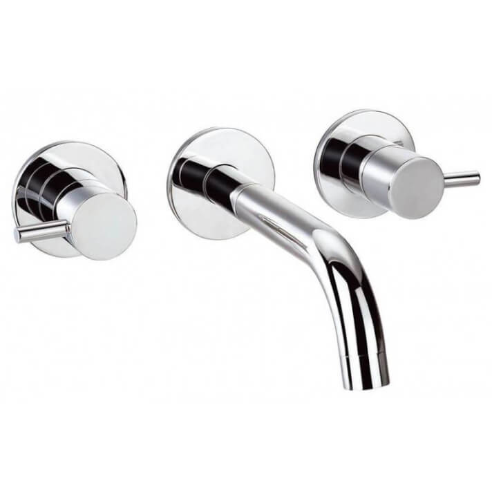 Grifo de pared Caiman Elegance para lavabo