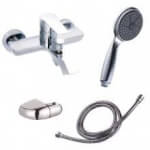 Grifo de bañera con kit de ducha Agora