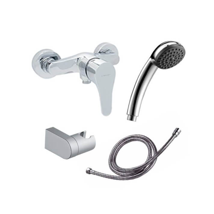 Grifo de ducha con kit de ducha Start
