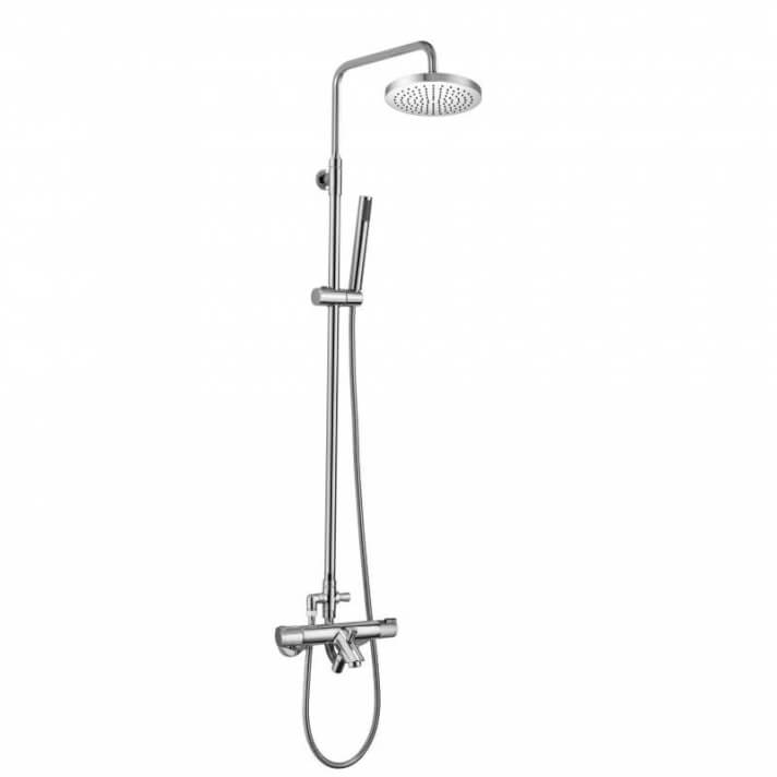 Columna de ducha termost&aacute;tica Nine para ba&ntilde;era