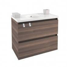 Mueble con lavabo porcelana 80cm Fresno B-Box BATH+