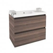 Mueble con lavabo resina 80cm Fresno B-Box BATH+