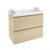 Mueble con lavabo resina 80cm Roble nature B-Box BATH+