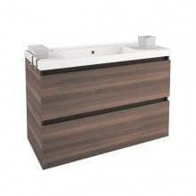 Mueble con lavabo resina 100cm Fresno B-Box BATH+