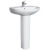 Lavabo con pedestal Ideal