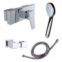 Grifo de ducha Ventu con kit de ducha