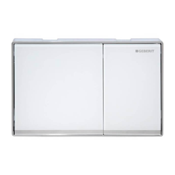 Pulsador Omega60 Blanco