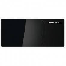 Pulsador Geberit70 Negro cisterna Sigma 12 cm