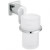 Vaso de cristal satinado y Soporte de pared Grohe Veris