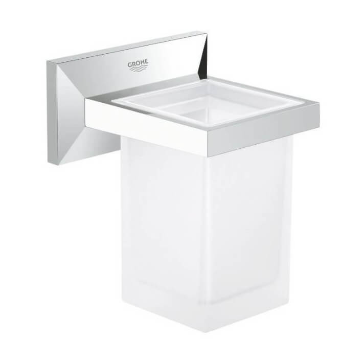 Soporte con vaso de cristal Grohe Allure Brilliant