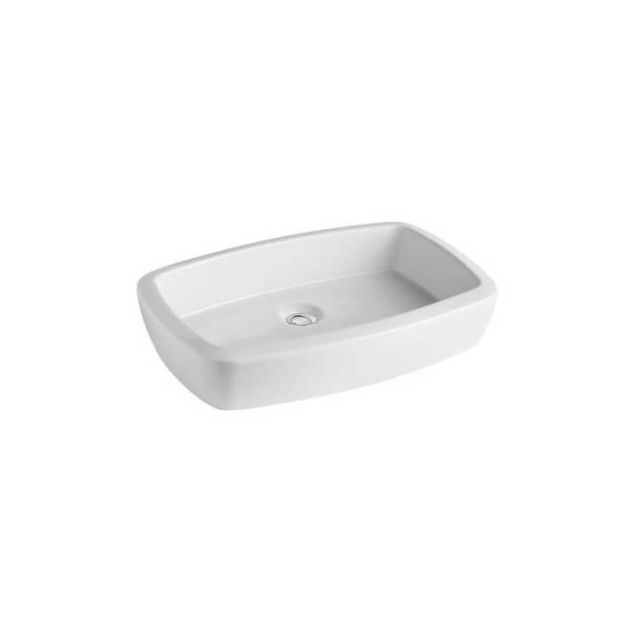 Lavabo sobre encimera Gala Eos rectangular 59,3 x 39,5 cm