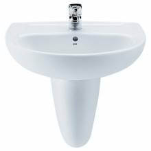 Lavabo con semipedestal Elia 55x45,5cm