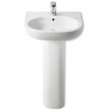 Lavabo con pedestal Meridian 55x46cm Roca