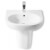 Lavabo semipedestal Meridian 45x42cm Roca