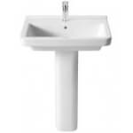 Lavabo con pedestal Dama 55x46cm Roca