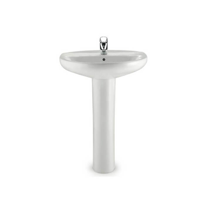 Lavabo con pedestal Victoria 65x51cm Roca