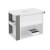 Mueble con lavabo porcelana 80cm Blanco/Gris B-Smart BATH+