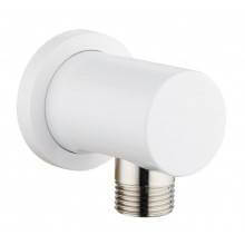 Codo de salida con florón redondo Moon White Grohe Rainshower