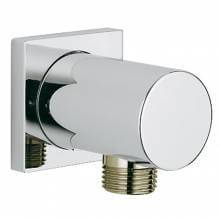 Codo de salida con florón cuadrado Grohe Rainshower