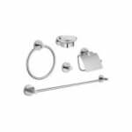 Portarrollos con conjunto de 5 accesorios para baño Essentials Grohe