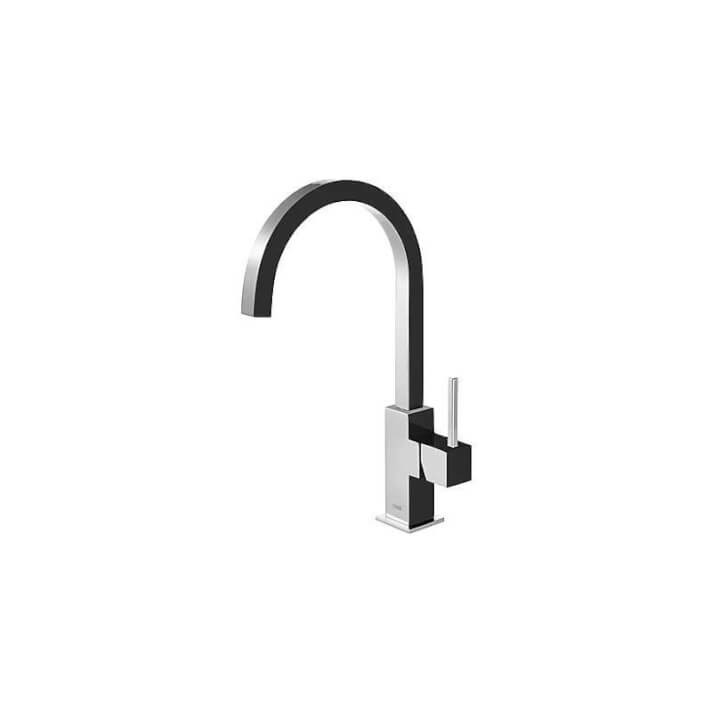 Grifo de fregadero cuadrado Negro TRES CUADRO EXCLUSIVE