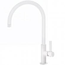 Grifo de fregadero curvado Blanco Mate TRES CLASS