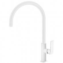 Grifo de fregadero curvado Moon White TRES LOFT