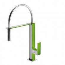Grifo de fregadero extraíble Verde TRES CUADRO EXCLUSIVE