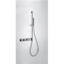Conjunto de ducha termostático 4 vías TRES BR