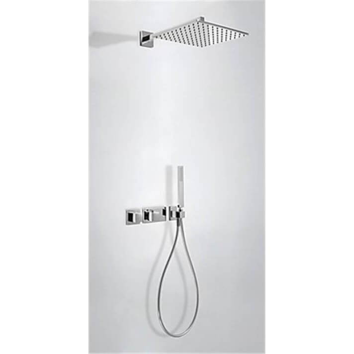 Kit de ducha termost&aacute;tico 2 v&iacute;as TRES C
