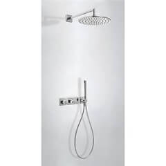 Kit de ducha termost&aacute;tico 2 v&iacute;as TRES EC