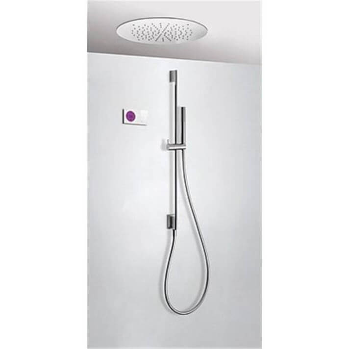 Kit de ducha termostático electrónico TRES RT+ Ø50