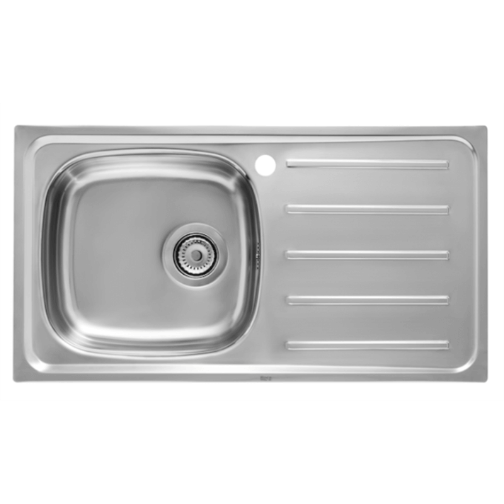 Fregadero 90x50cm escurridor dcha E Roca