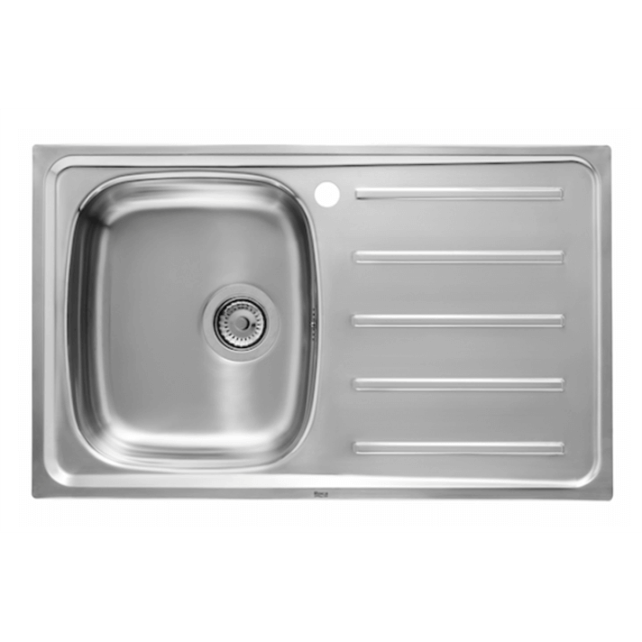 Fregadero 80x50cm escurridor dcha E Roca