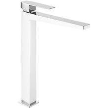 Grifo de lavabo Blanco Cromado L SLIM TRES